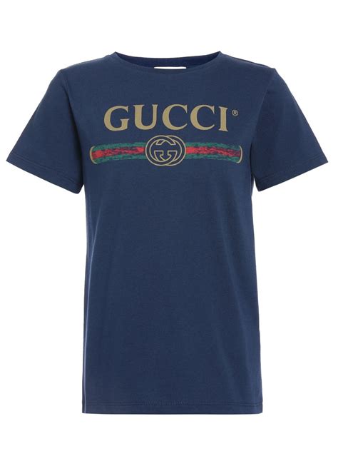 maglietta gucci colore blu